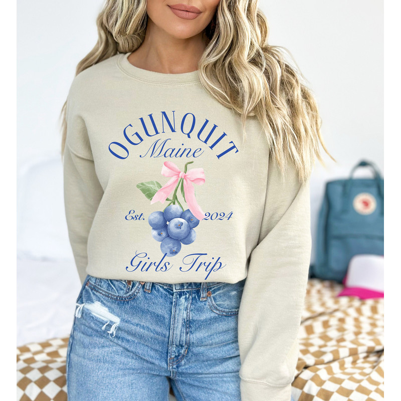 Coquette Blueberry Ogunquit Maine Sweatshirt Maine Girls Trip Coquette Clothing Girls Trip Shirts Coquette Shirt Coquette Blueberry Shirt.jpg