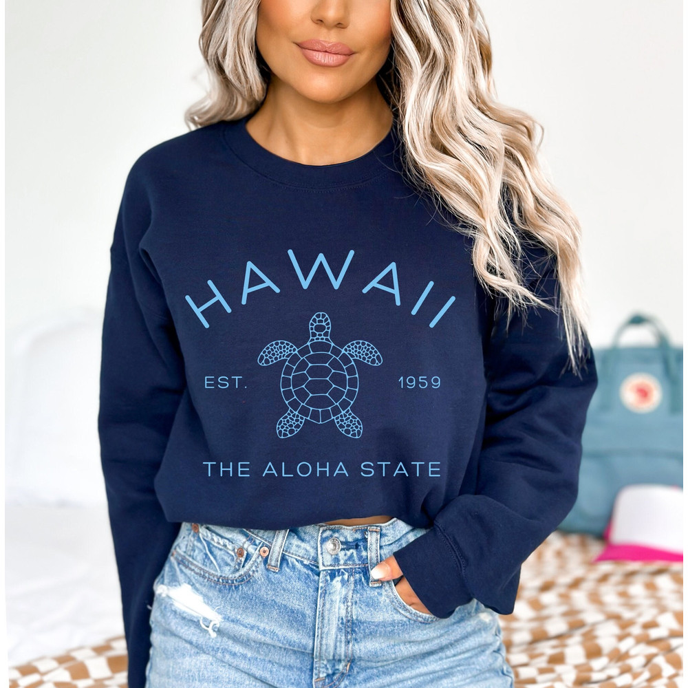 Hawaii Sweatshirt Hawaii Crewneck Sea Turtle Shirt Beach Sweatshirt Sea Turtle Gifts Hawaii Vacation Hawaii Shirt Hawaii Gifts Hawaii.jpg