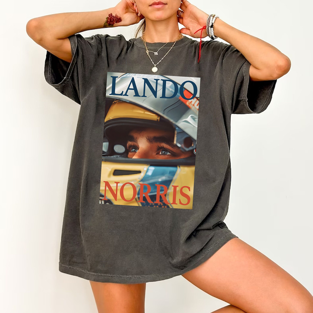 Lando Norris Shirts, Racing Team Sweatshirt, Driver Shirt, Fan Gift, NOR4 Top, Grand Prix Shirt, Racing Driver Fan Tee, F1.jpg