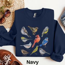bird lover sweatshirt, bird lover gift, bird watching shirt,
