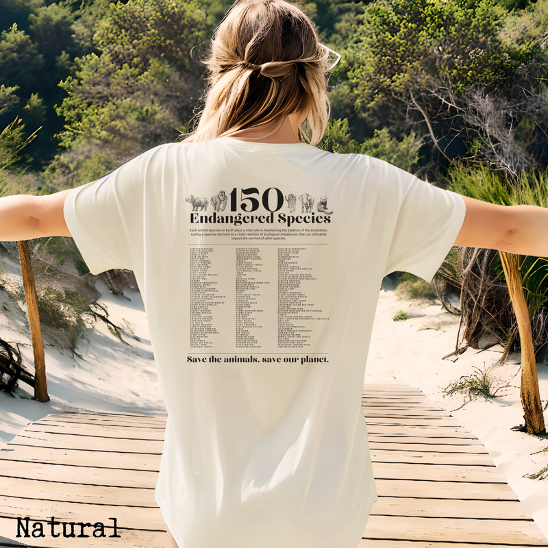 Endangered Species Shirt, Wildlife Conservation Shirt, Save the Planet Tshirt, Animal Conservation Tee Zoo Shirt Animal Welfare Animal Lover.jpg