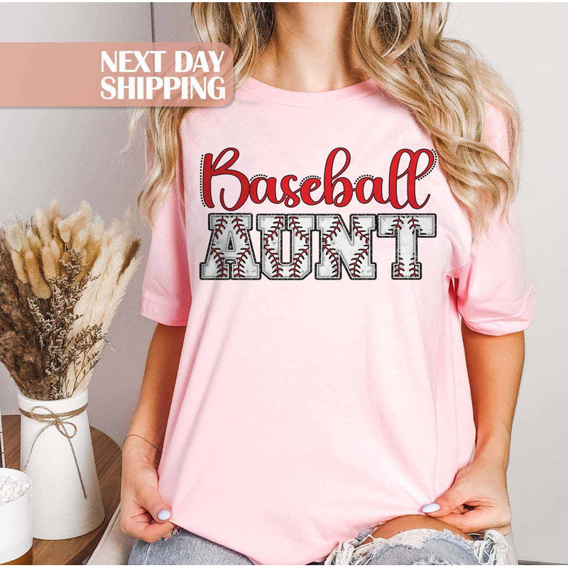 Baseball Fan Shirt, Baseball Season, Sport Aunt Shirt, Game Day Aunt Shirt, Baseball Coach Gifts, Baseball Aunt Shirt, Baseball Family Tee.jpg