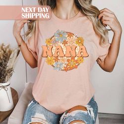 groovy nana shirt, new grandma shirt, love grandma gifts, fl
