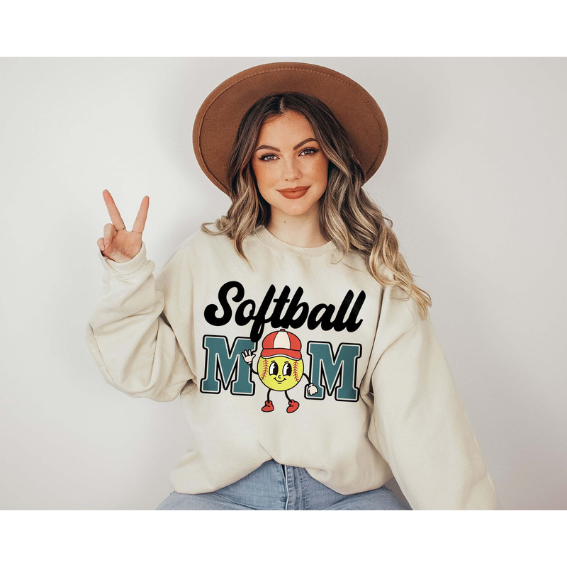 Mom Softball Tee, Softball Season, Softball Lover Gift, Softball Mom Sweater, Retro Softball Mama, Mothers Day Gift, Game Mom Sweatshirt.jpg