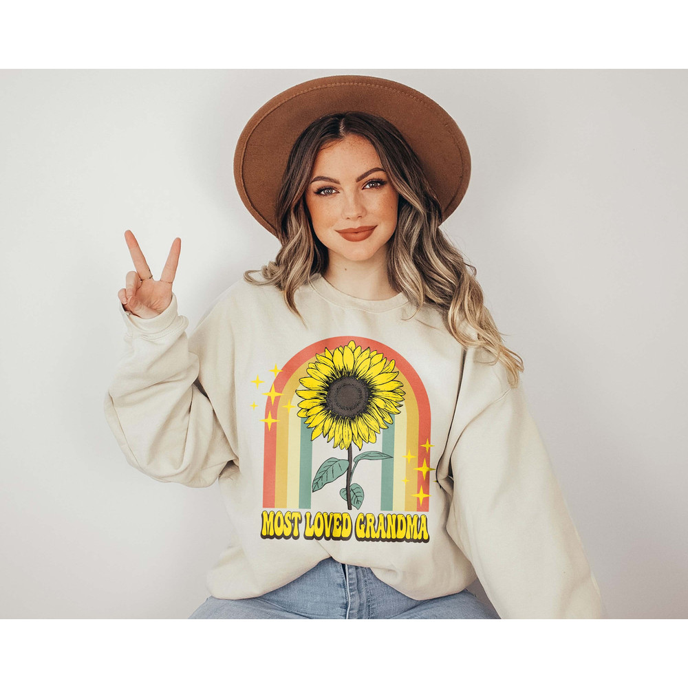 Most Loved Grandma, Gigi Sweatshirt, Gift for Grandma, Cute Grandma Gift, Grandma Sweatshirt, Grandma Crewneck, New Grandma Gift.jpg