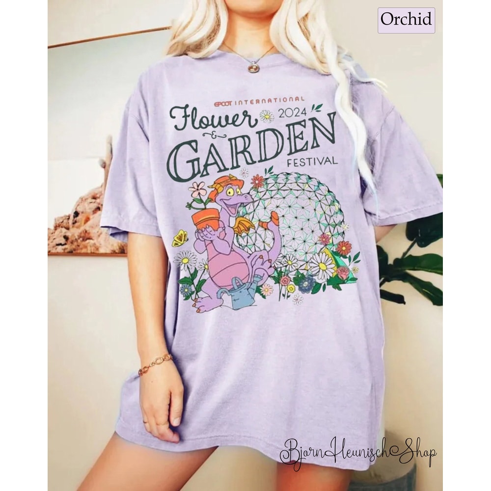 Vintage Epcot Figment Shirt, Epcot Flower and Garden Shirt, Epcot Flower Garden, Epcot Festival Shirt, Figment Shirt, Disney Shirt.jpg