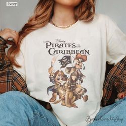 vintage pirates of the caribbean shirt, mickey pirate shirt,
