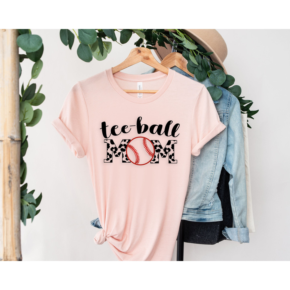 Tball Mom leopard Shirt, Custom T-Ball Tshirt, Customized Womens Shirt, T-Ball Game Day Outfit, Kids Tball Shirt, Baseball Tee Ball Clothing.jpg