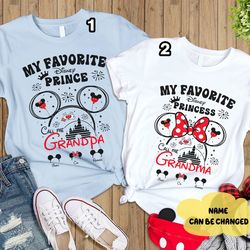 disneyland grandma grandpa custom shirt, custom name shirt,