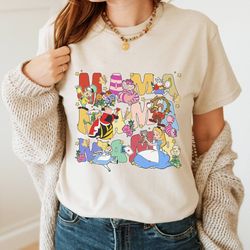 disneyland mama alice in wonderland shirt, queen of hearts m