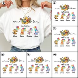 personalized mama bear shirt, grandma to bee shirt, winnie t