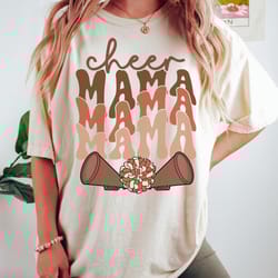 cheer mama shirt, football mom, sports mom shirt, mama comfo