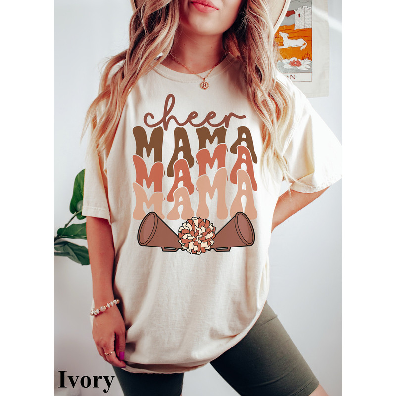 Cheer Mama Shirt, Football Mom, Sports Mom Shirt, Mama Comfort Colors Shirt, Mother's Day Gift, Cheer Mom, Mama Tee, Mom Gift, Cheer Shirts.jpg