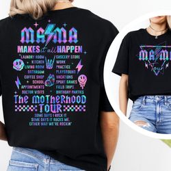 mama tour shirt, cute shirt for mom, gift idea for friend, gift for mom, mothers day gift idea, mama graphic tee, funny