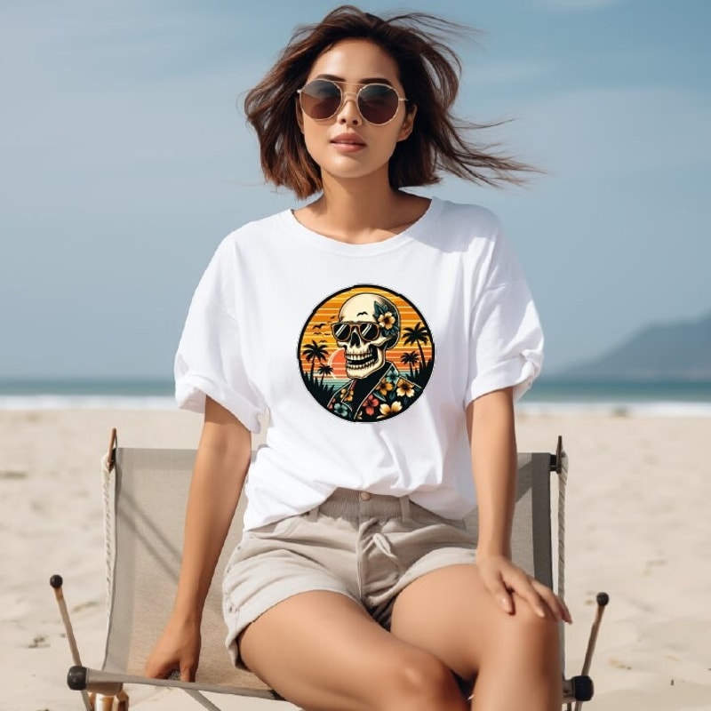 Funny Skull T-shirt, Summer T-shirt, Forever Chasing Sunsets, Summer Vibes,Skeleton Shirt, Adult Humor Shirt,Trendy Summer Shirt,Sas1046.jpg