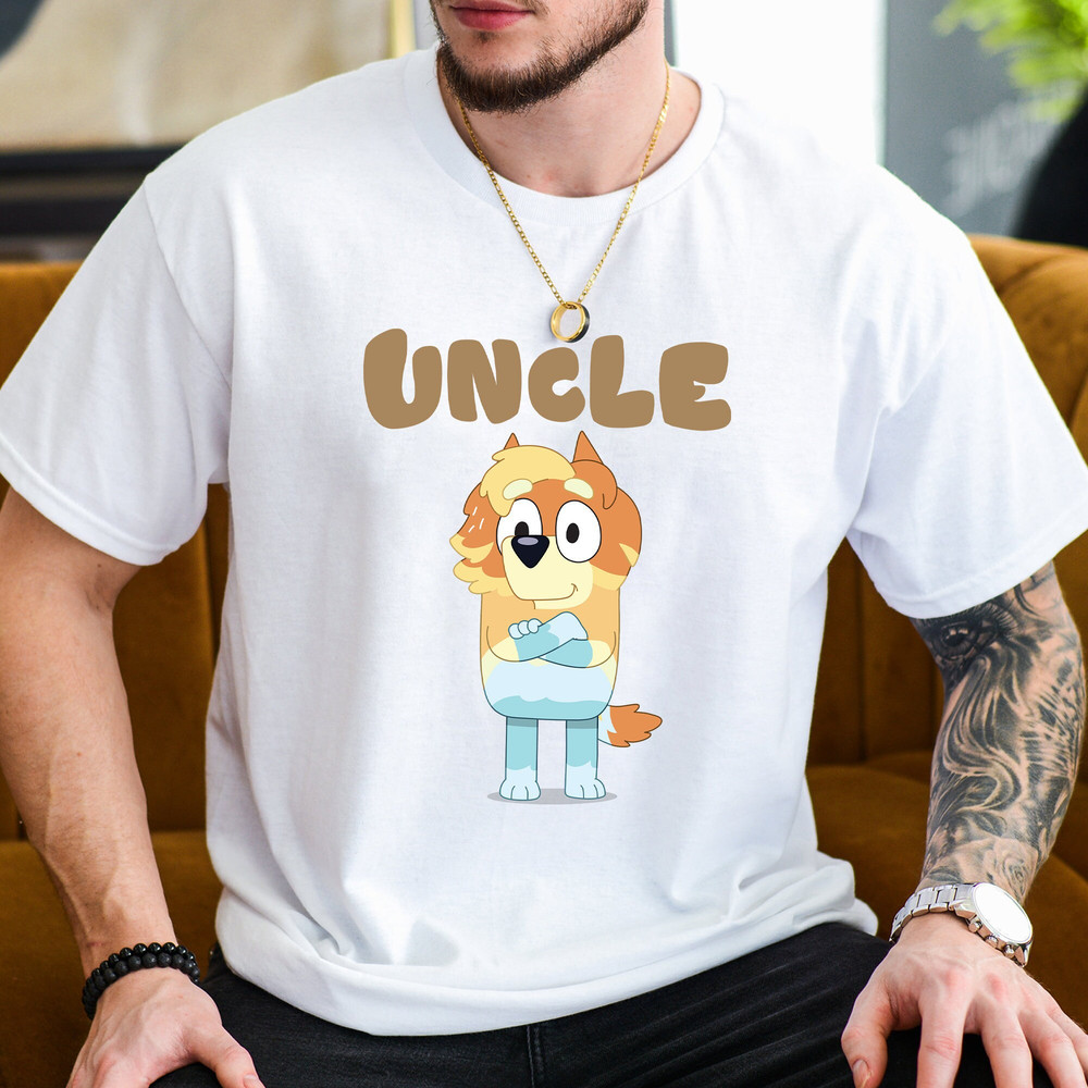 Retro Uncle Bluey Shirt, Retro Bluey Shirt, Uncle Shirt, father day, Bluey Family Shirt, Uncle gift, bluey gift.jpg
