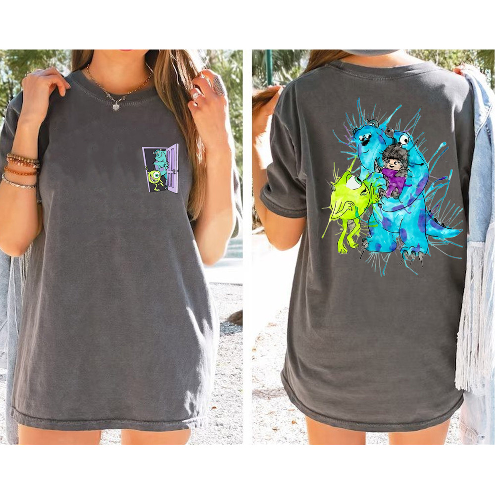 Matching Monsters University Shirt, Disney Mike Wazowski Tee, James Sullivan T-shirt, Monsters Boo Sweatshirt, Disney World Monster Uni.jpg