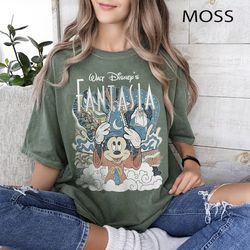 vintage magic mickey shirt, fantasia sorcerer mickey shirt, vintage disneyland shirt, magical kingdom, hollywood studios