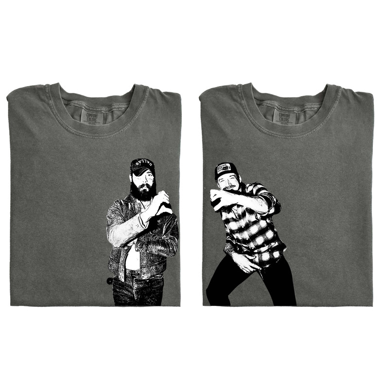 Shirts for Besties, I Had Some Help Shirt, Comfort Colors Couple Shirt, Posty Wallen Shirt, It Takes Two to Break a Heart in Two.jpg