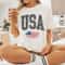 Retro USA Flag Shirt, America 4th of July T-Shirt, America Shirt, Stars and Stripes Tee, American Women Shirt, American Flag Shirt.jpg