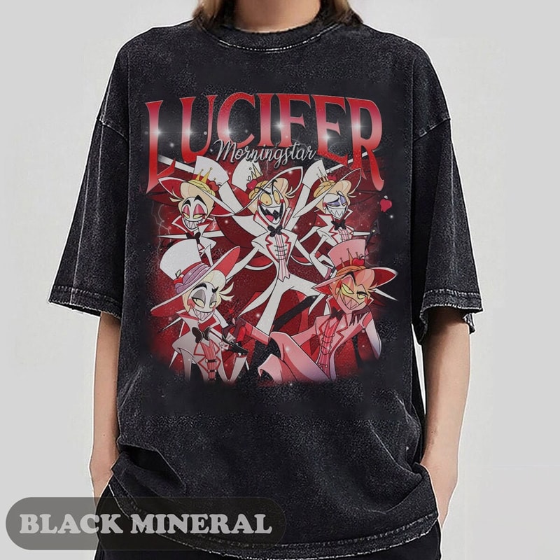 Take That Depression Shirt, Lucifer Morningstar Comfort Colors Lucifer Hazbin Hotel Lucifer Vivziepop TShirt Cartoon shirt, Lucifer Shirt.jpg