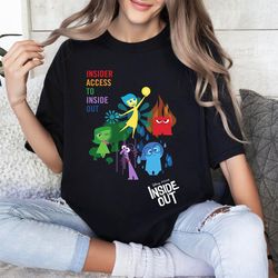insider access to inside out shirt, disney inside out emotions shirt, inside out merch shirt, emotions shirt, gift ideas