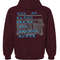 JTxPM, PRE-ORDER, Bass Masters BoomBox, Heavyweight Hoodie, maroon, unisex.jpg