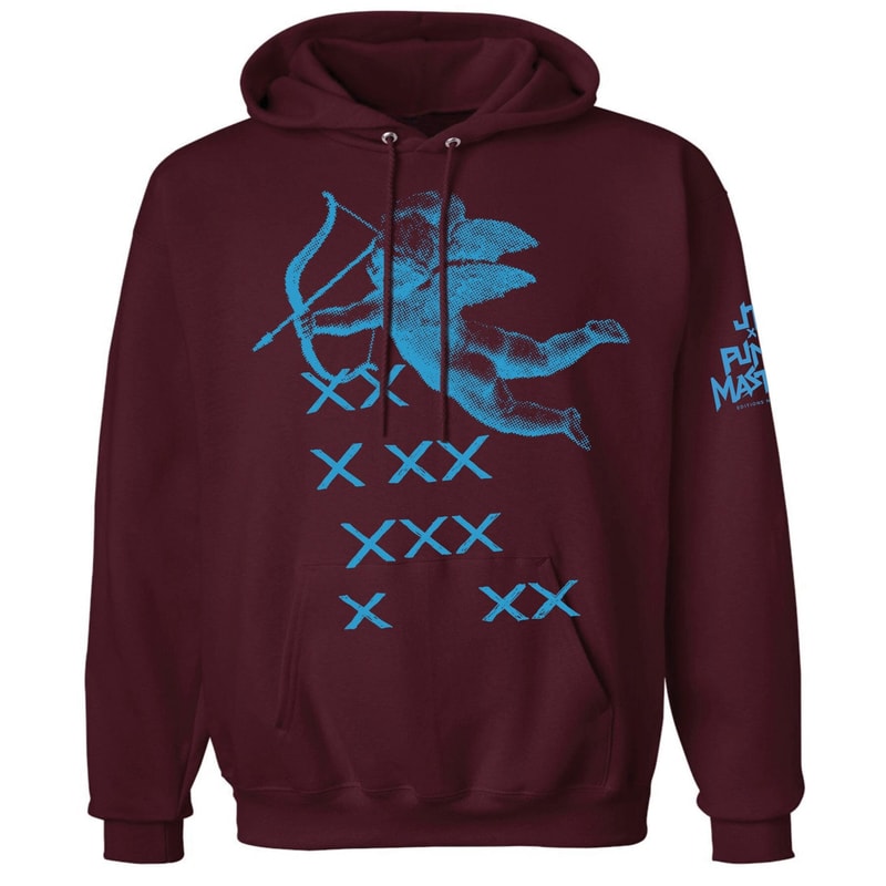 JTxPM, PRE-ORDER, Cupid, Heavyweight Hoodie, maroon, unisex.jpg