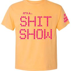 jtxpm, shit show, 100 percent cotton t-shirt, yellow, unisex