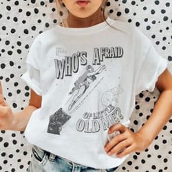 whos afraid of little old me youth shirt, the tortured poets department shirt, for kids, swifties kids shirt, ttpd youth