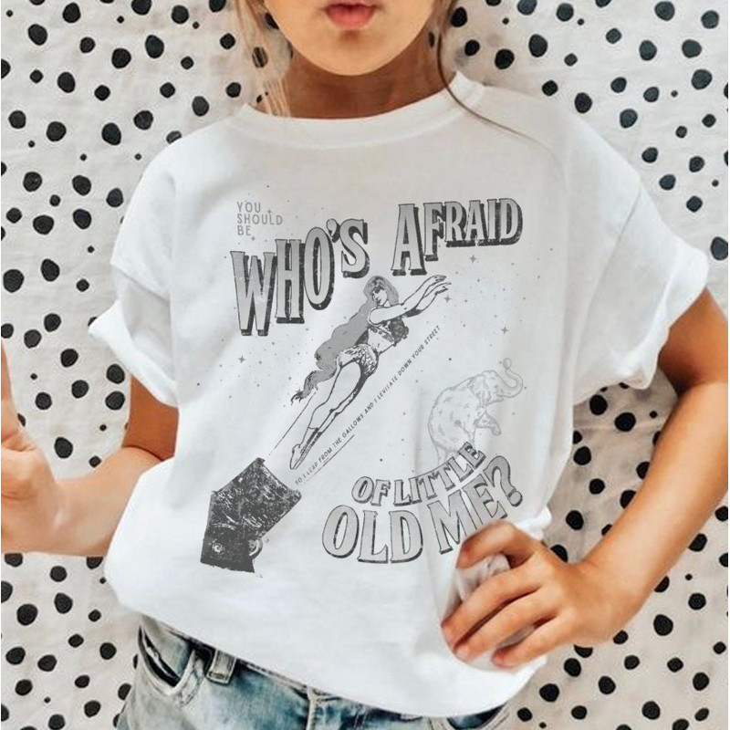 Who's Afraid Of Little Old Me Youth Shirt, The Tortured Poets Department Shirt For Kids, Swifties Kids Tee, TTPD Youth Outfits, TS Fan Gift.jpg