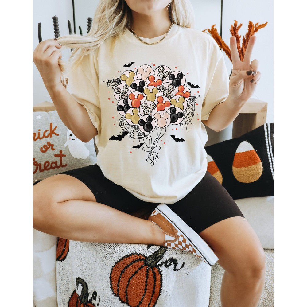 Vintage Mickey Halloween Balloon Shirt, Disney Balloon shirt, Mickey And Minnie Shirt, Disney Trip Shirt, Disney Halloween Matching shirt.jpg