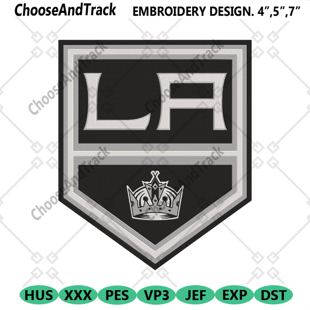 Los-Angeles-Kings-Logo-NHL-Team-Embroidery-Design-File-EM04042024NHLN28.png