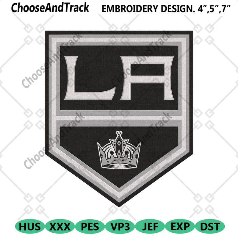 Los-Angeles-Kings-Logo-NHL-Team-Embroidery-Design-File-EM04042024NHLN28.png