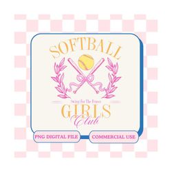 softball club svg, coquette softball svg, sports svg, aesthetic svg, social club svg, sideline social club svg, game day