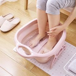 foldable foot tub spa – portable leakproof foot bath | ideal self-care & perfect gift
