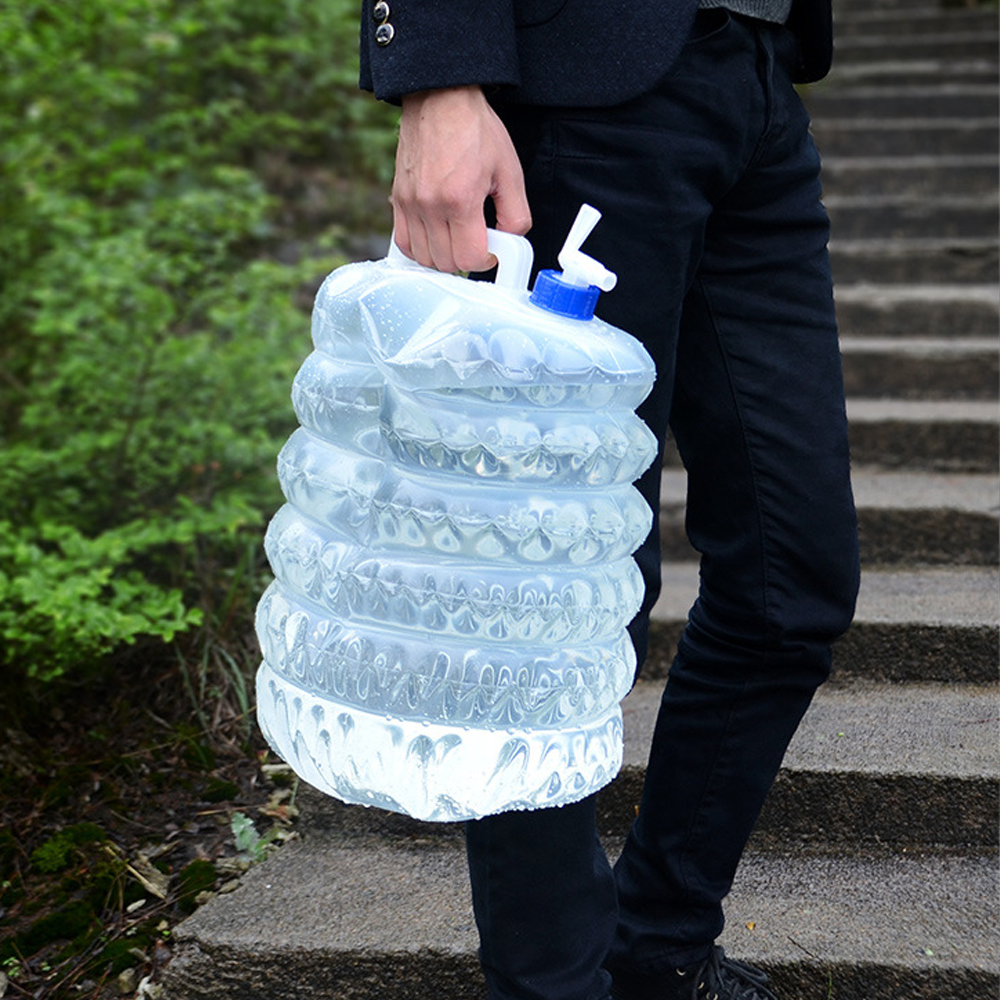 Survival Easy Expandable Folding Water Storage Bucket 7