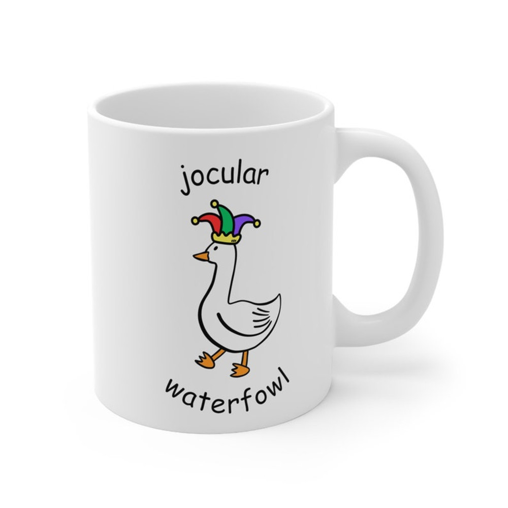 Silly Goose Mug Funny Mug Goose Mug Jocular Waterfowl Mug Funny Gift Goose Gift Goose Lover Gift Bird Mug Bird Lover Gift2.jpg