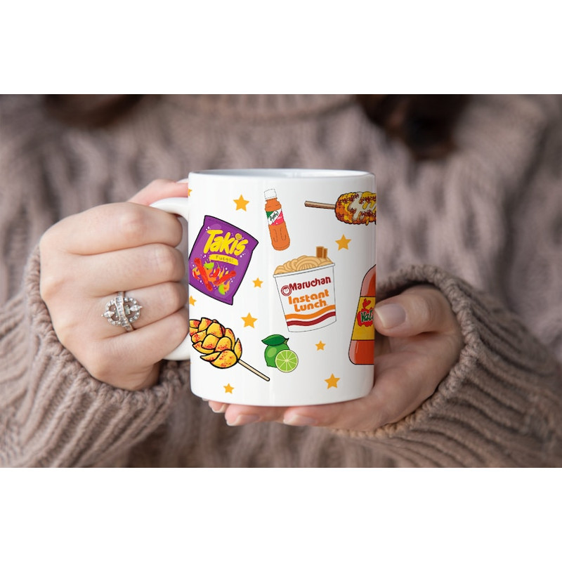 Mexican Snacks Mug, Mexican Mug, Latina Mug, Spicy Snacks Mug, Taza Cafe, Taza Mexicana, Gift For latina, Gift for mexican, toxica mug4.jpg
