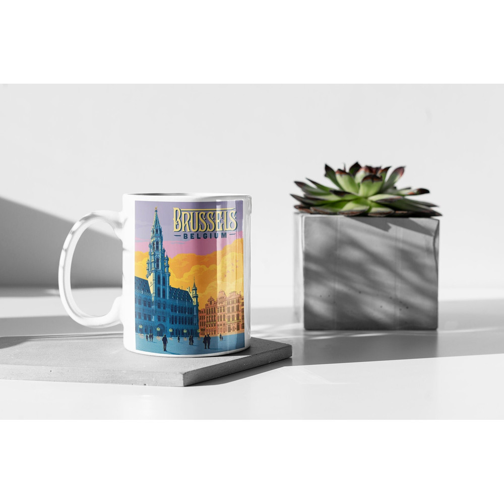 Belgium Brussels 11 oz Ceramic Mug Gift Birthday Gift.jpg