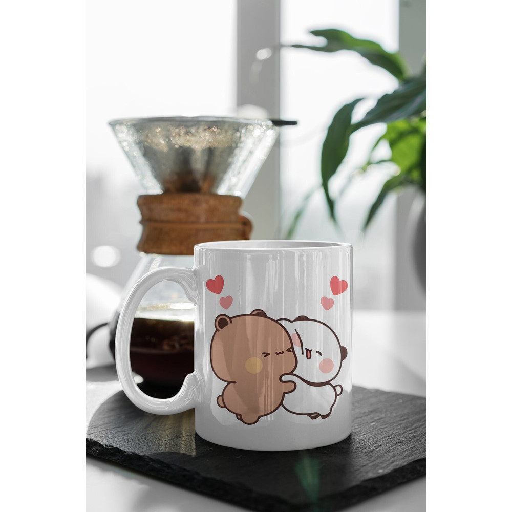 Bubu And Dudu Coffee Mug, Love Heart Cute Cartoon Pet, Lovers Mug, Cute Mug,Happy Valentine's Day Gift 11 oz Ceramic Mug Gift Birthday Gift.jpg
