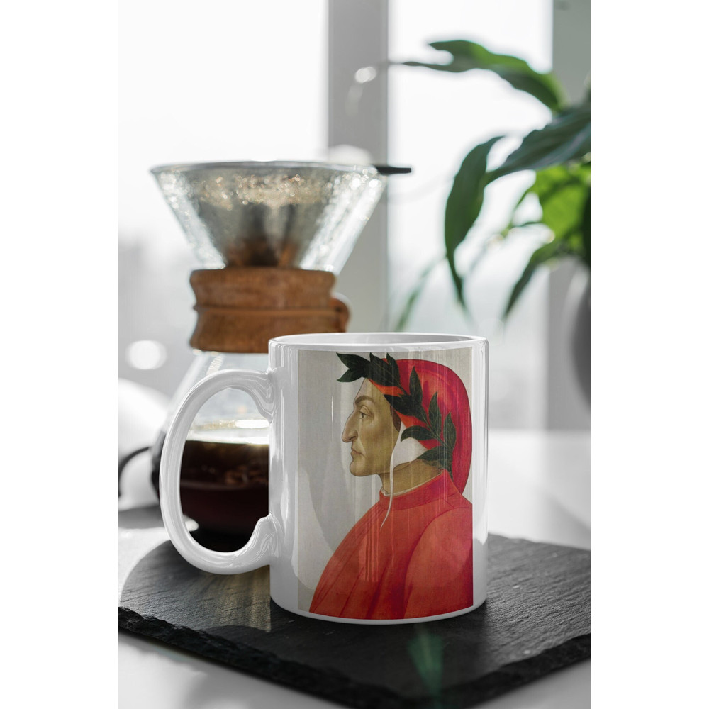 Dante Alighieri Italian Author 11 oz Ceramic Mug Gift Birthday Gift.jpg