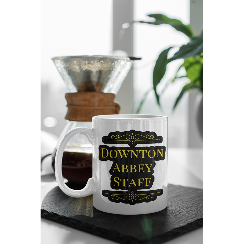 Downton Abbey Staff 11 oz Ceramic Mug Gift Birthday Gift.jpg