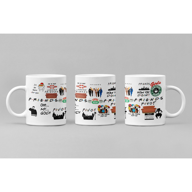 Friends Mug, TV Show Mug, Central Perk Mug, Pivot Mug, Unagi, Funny Mug, Friends TV Show Mug, 11 oz Ceramic Mug Gift Birthday Gift.jpg
