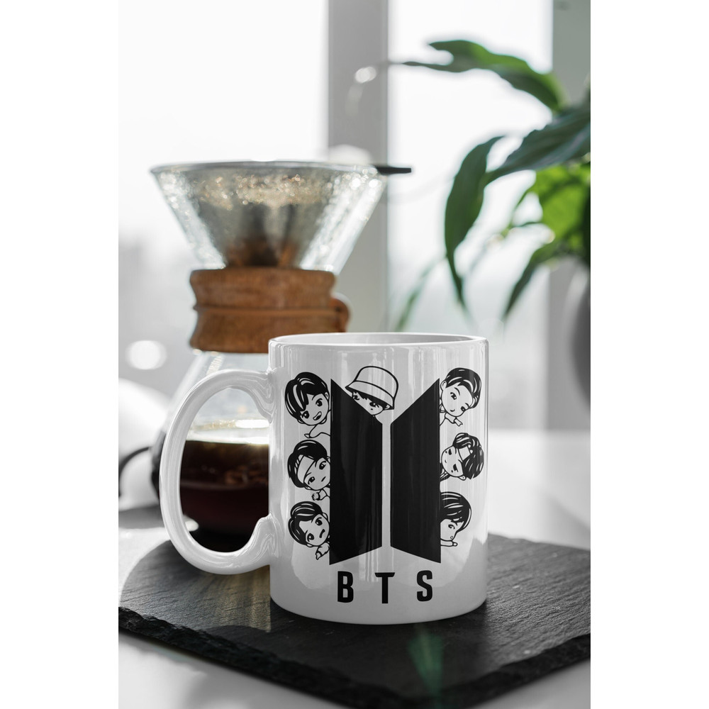 Funny Singers Band Mug, K-Pop Fan Gift, Kpop Mug, 11 oz Ceramic Mug Gift Birthday Gift.jpg