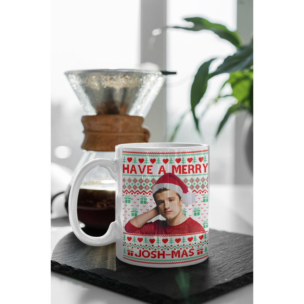 Have A Merry Josh-Mas, Josh Hutcherson Fans Gifts, Christmas Coffe Mug, Josh Hutcherson , 11oz Ceramic Mug Gift Birthday Gift.jpg
