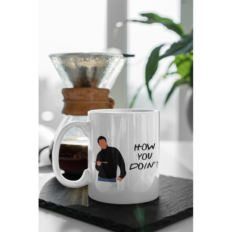 How You Doin' Friends TV Show Joey Tribbiani 11 oz Ceramic Mug Gift Birthday Gift.jpg
