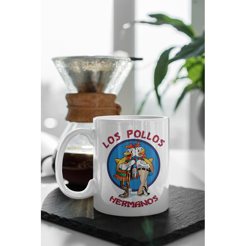 Los Pollos Hermanos Mug 11 oz Ceramic Mug Gift Birthday Gift.jpg