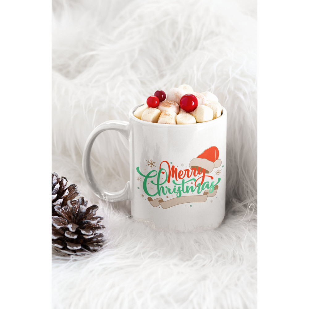 Merry Christmas Holiday 11 oz Ceramic Mug Gift Birthday Gift 1.jpg