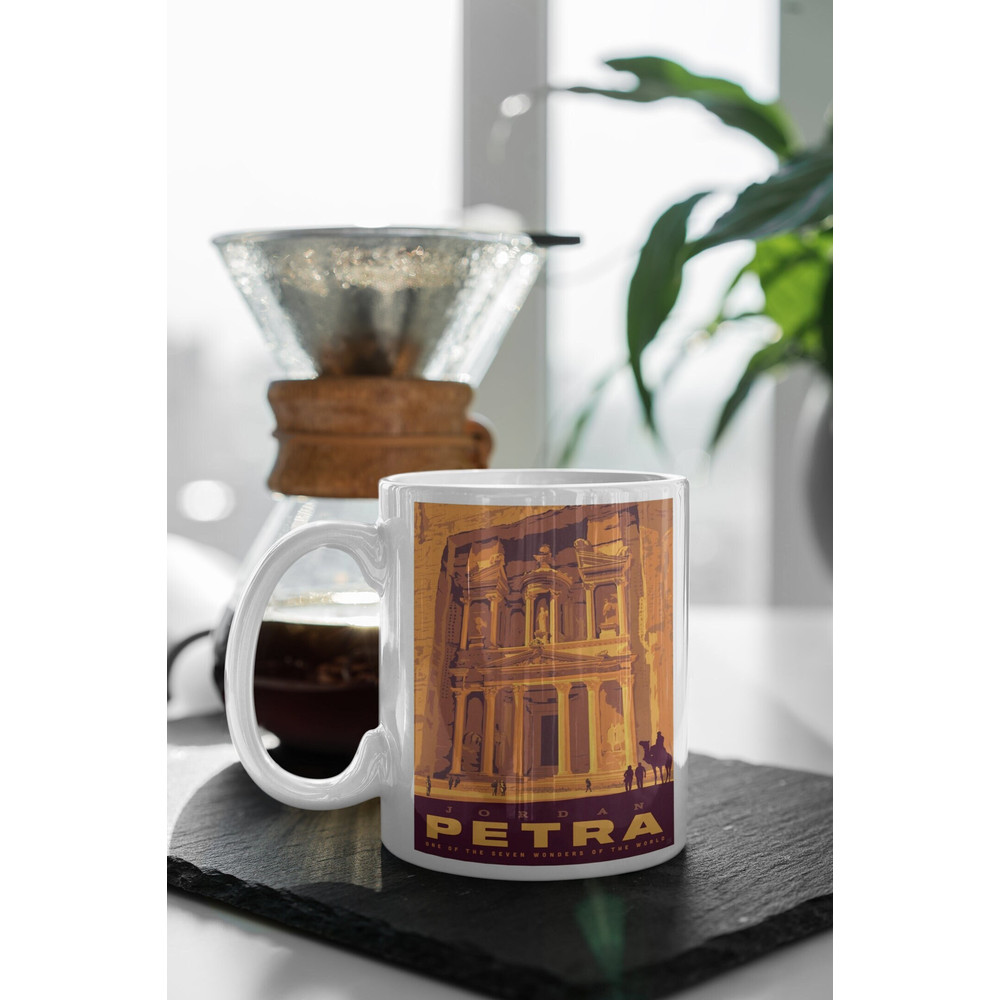 Petra Jordan World Wonders 11 oz Ceramic Mug Gift Birthday Gift.jpg